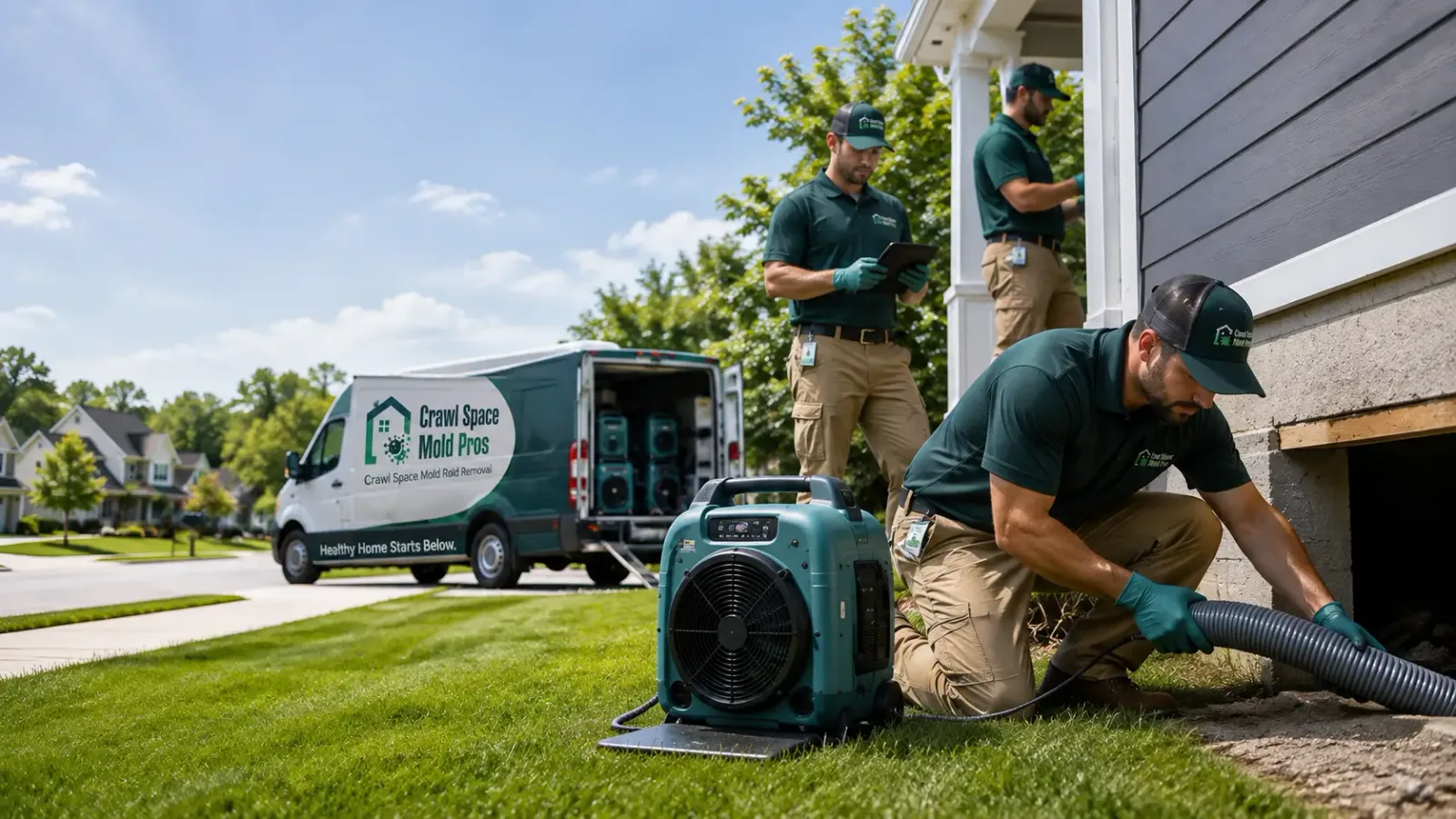 Crawl Space Mold Removal in Witt, IL